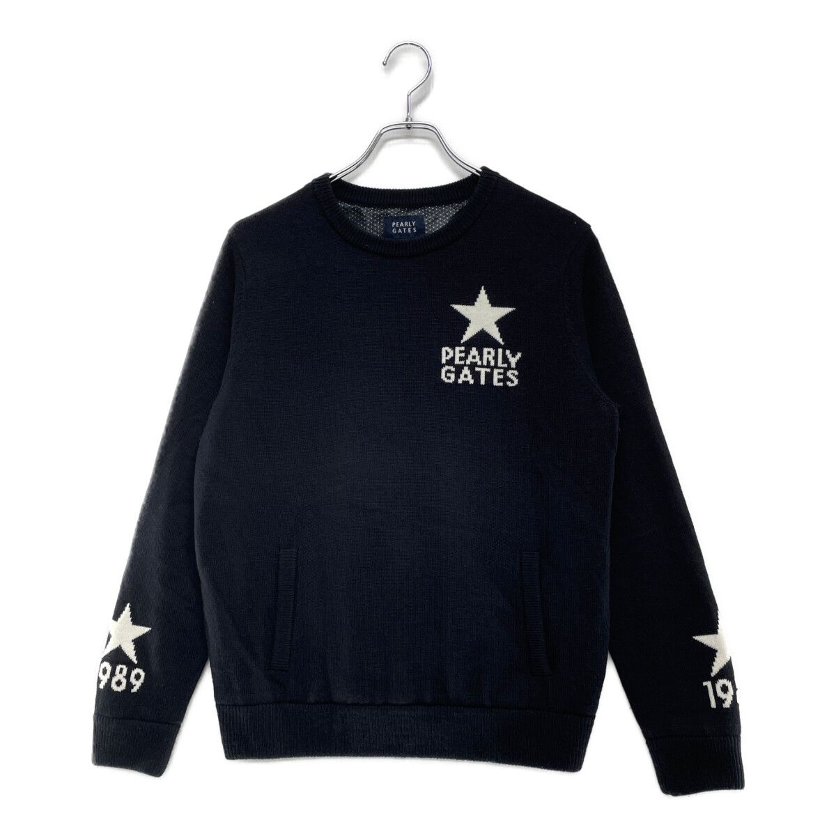 レディース パーリーゲイツ PEARLY GATES セーター 2(L) ネイビー 防寒
