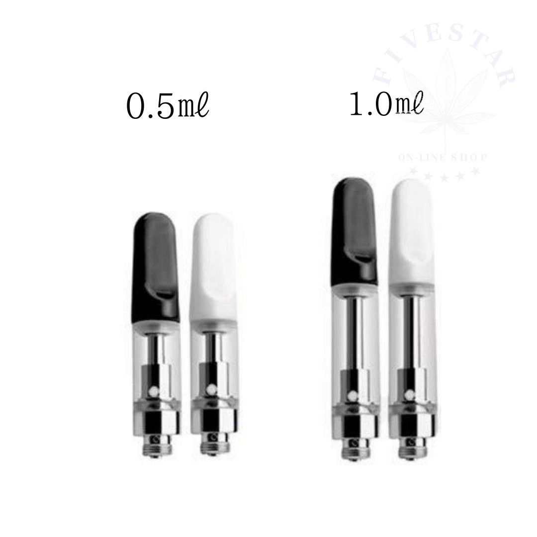 1.0ml CBD アトマイザー 1000本 カートリッジ 黒 510 CBN