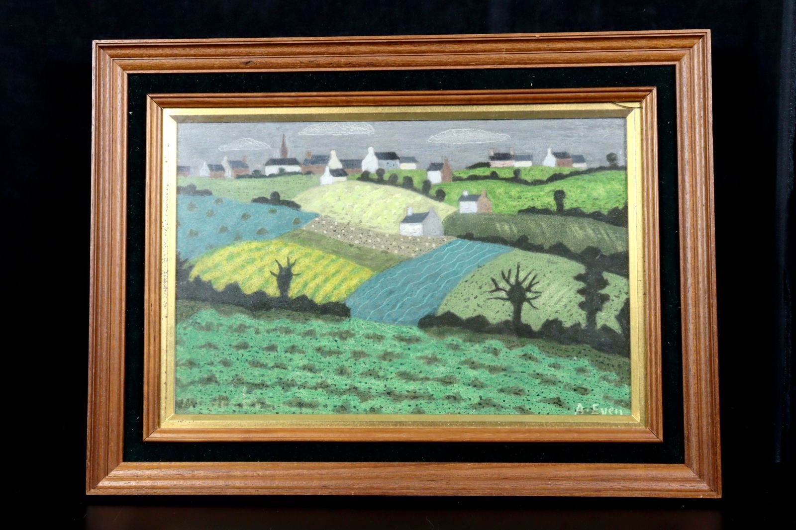 DHK167 外国人作家 Millard ミラード 油彩画 肉筆 風景画 F4号 DHK167 外国人作家 Millard ミラード 油彩画 肉筆 風景画 F4号
