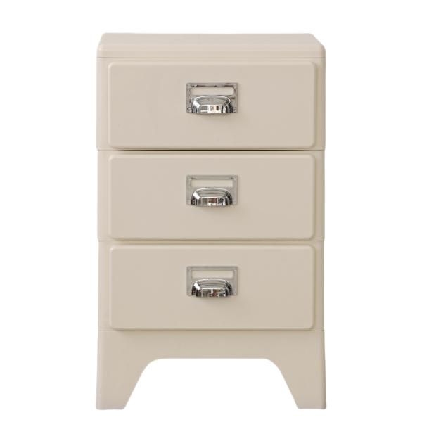 収納ワゴン 3段トレイ