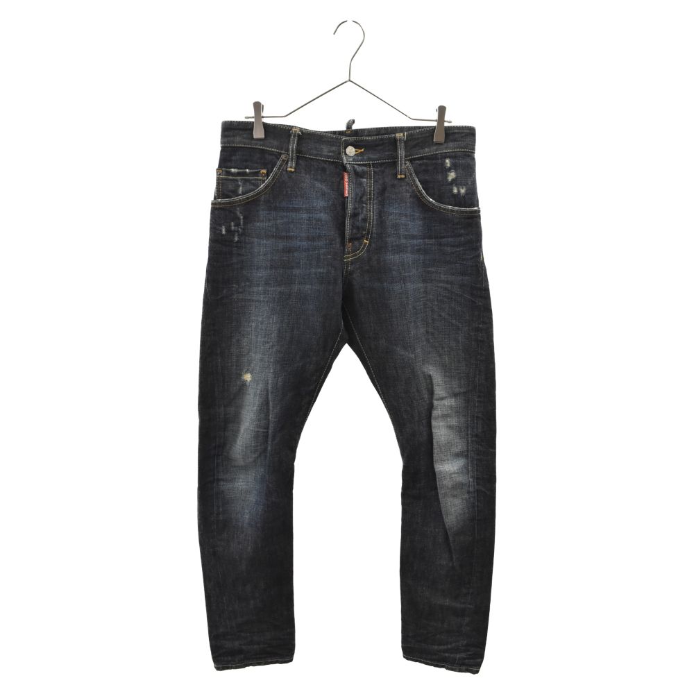 DSQUARED2 (ディースクエアード) 11AW KENNY TWIST Dungaree S74LA0361 ケニーツイスト ジーンズ デニムパンツ  インディゴ - メルカリ