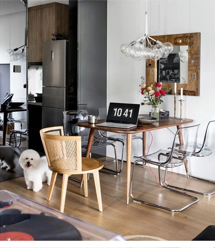 2025新作 クリアチェア ダイニングチェア トーネットチェア風 透明