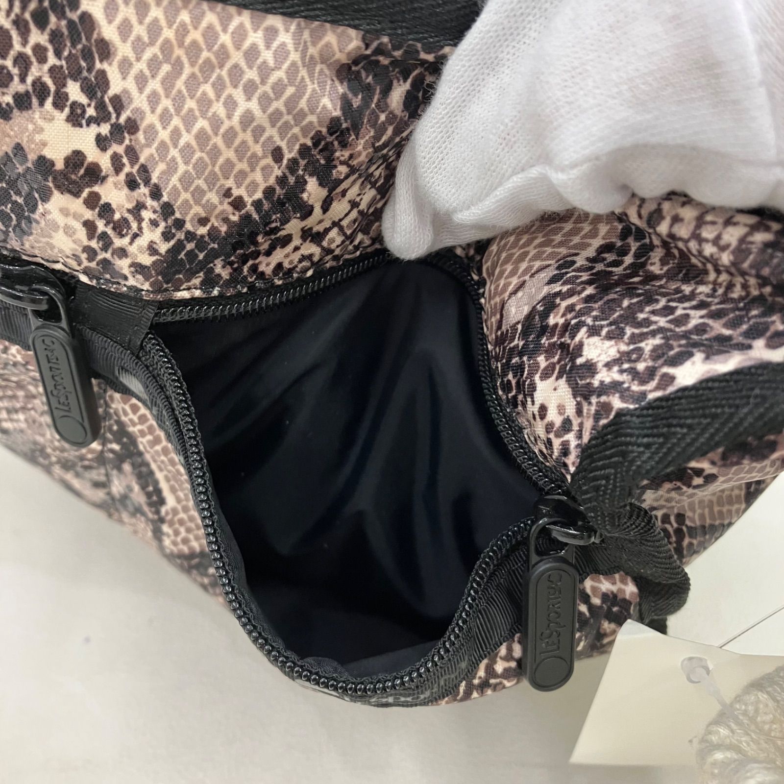 4659 LeSportsac レスポートサック 2way ショルダーバッグ パイソン柄