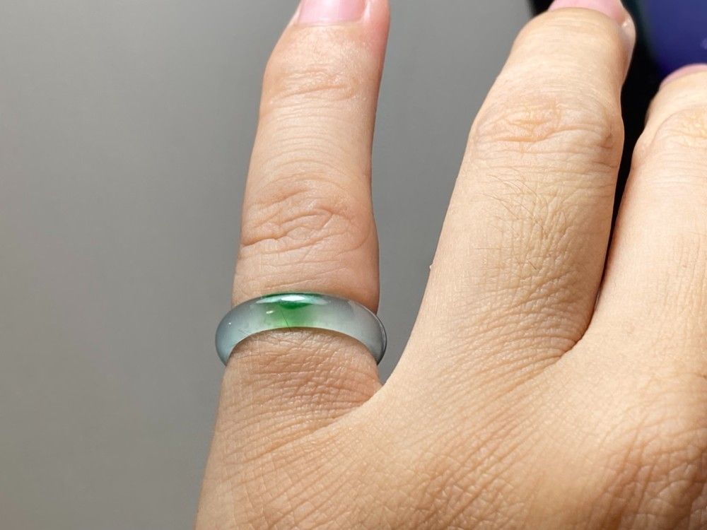 puka　グアテマラ産　くり抜きリング2点 puka様専用 グアテマラ産 くり抜きリング2点 a16 受注製作 k18金