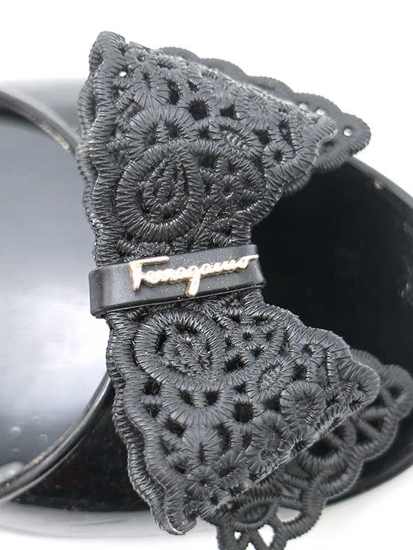 Salvatore Ferragamo フェラガモ バルバドス ラバーパンプス Salvatore Ferragamo サルバトーレ フェラガモ BARBADOS