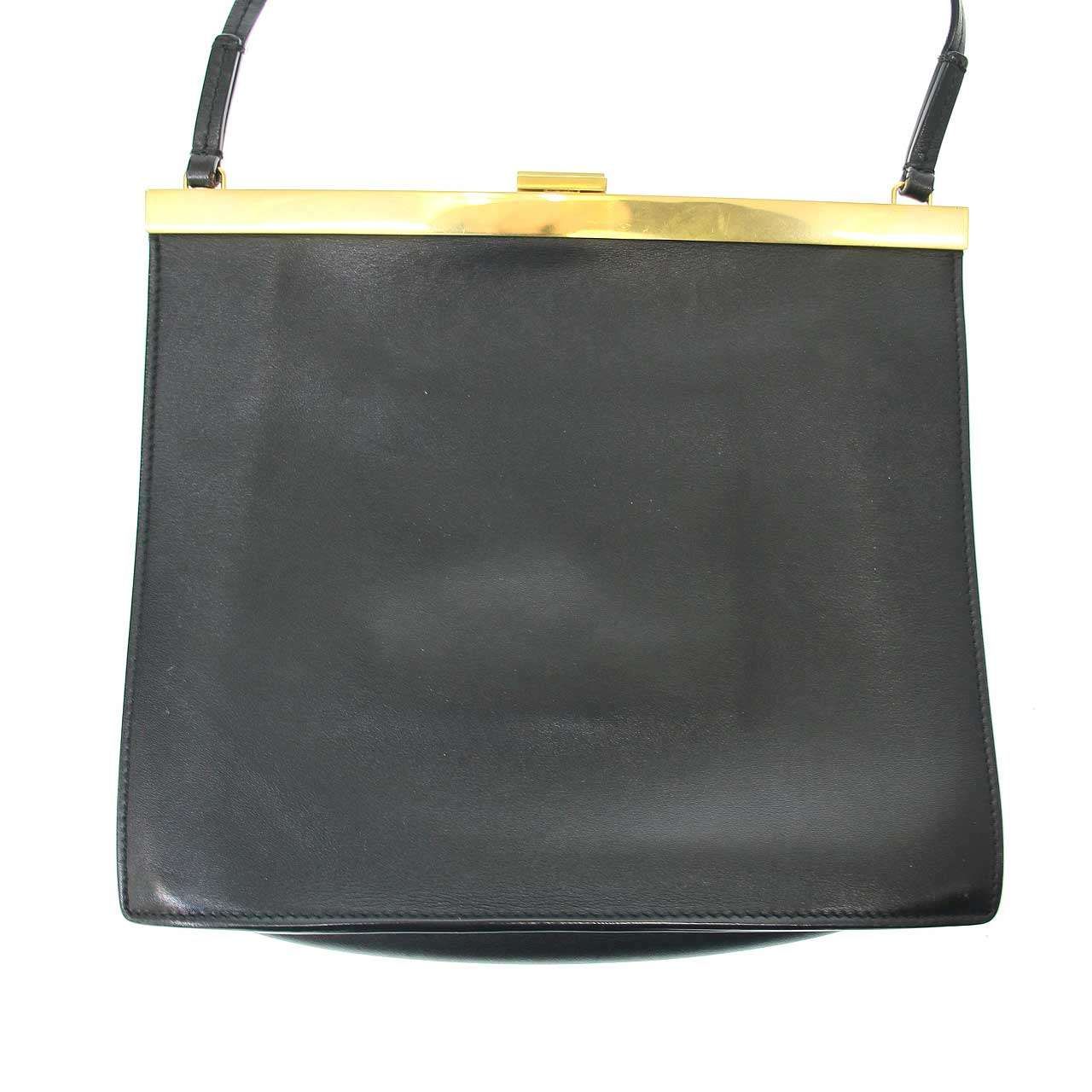 CELINE セリーヌ Phoebe Philo クラスプミニ レザーショルダーバッグ