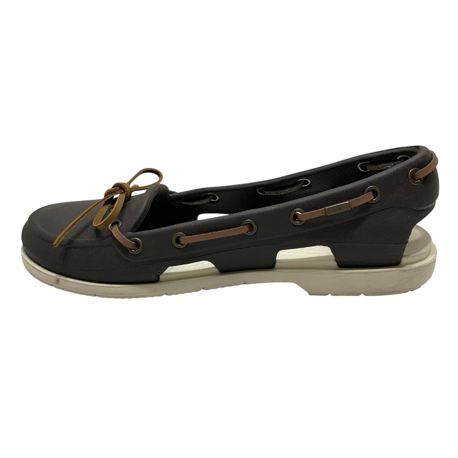 美品】クロックス (23) ドライビングシューズ フラット サンダル