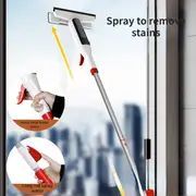 家庭用高層窓外部清掃用ガラスクリーニングツールセット 両面スプレー＆スクイージー付き特別家事清掃道具