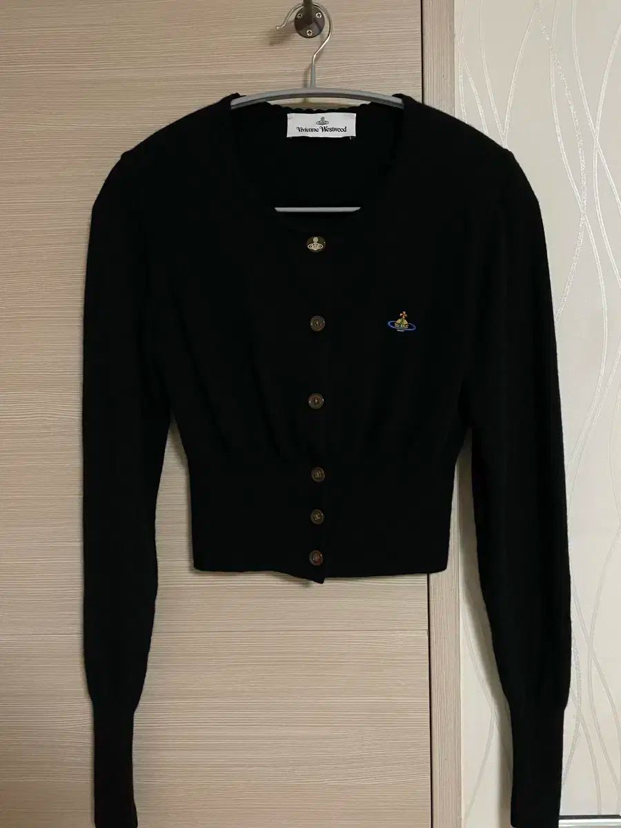 正規品 ヴィヴィアン ウエストウッド カシミア ウール ベア クロップドカーディガン xs