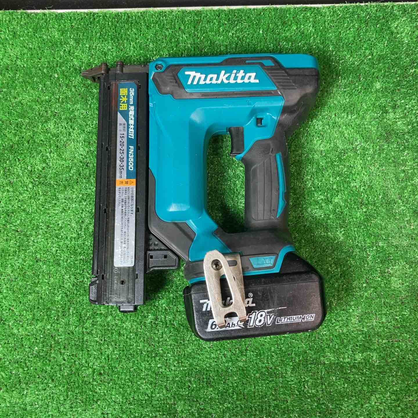 マキタ makita コードレスフィニッシュネイラ FN350DZK 深さ調整固い バッテリー付 岩槻店