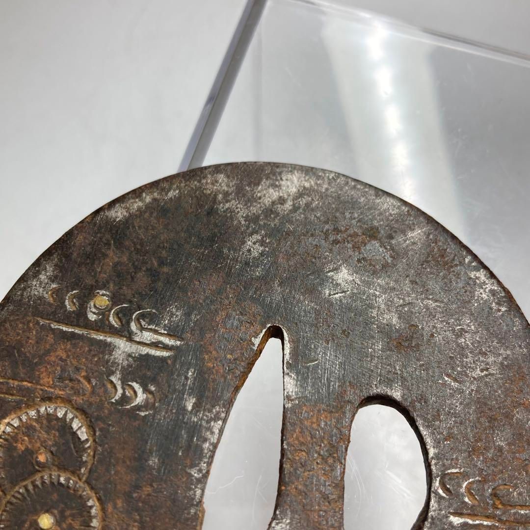 時代 金銀象嵌入 鍔 重さ96.0g 東金6-0215ア③ - メルカリ