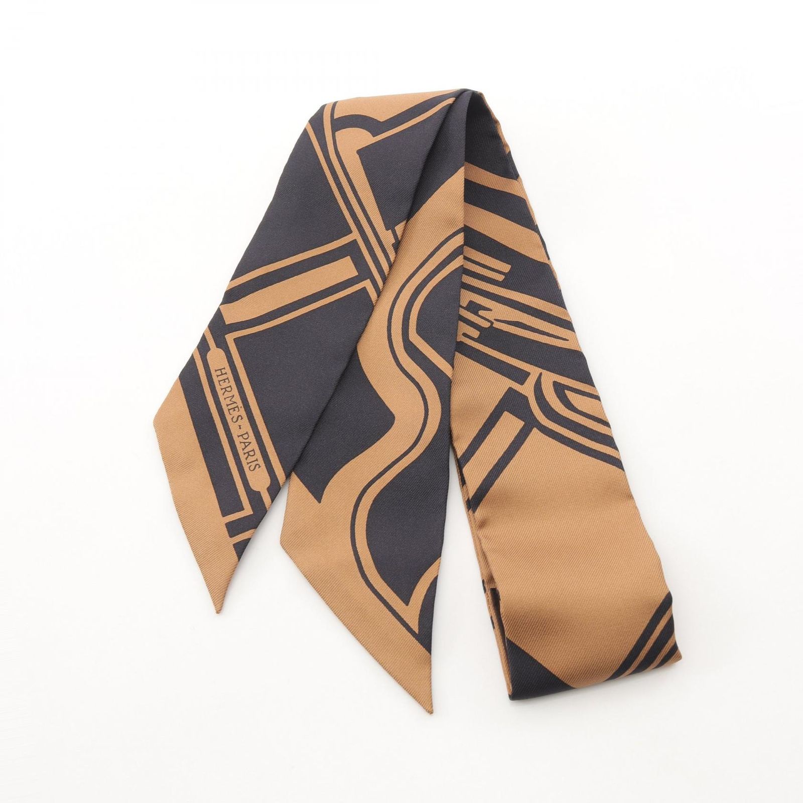 エルメス HERMES スカーフ ツイリー Les Coupes Tattoo シルク