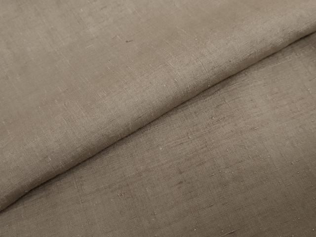 平和屋着物●本場結城紬　重要無形文化財　空五倍子色　正絹　逸品　DAAY5115ud 平和屋着物○本場結城紬 重要無形文化財 空五倍子色 正絹 逸品