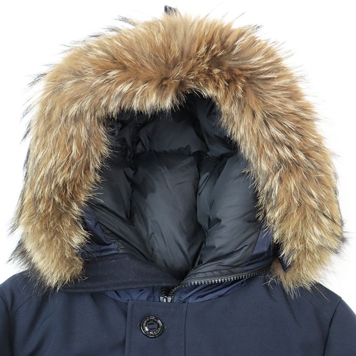 モンクレール　POLARIS　ダウンコート　ネイビー　０サイズ　ジャケット 未使用品◎MONCLER モンクレール HERMINE エルミンヌ ロゴワッペン フード付き ロングダウンコート ネイビー 00 国内正規品  レディース | フリマアプリ ラクマ