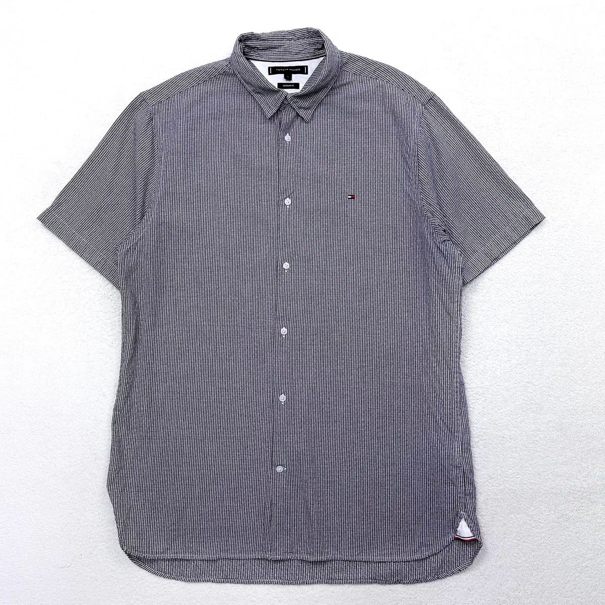 105 Tommy Hilfiger(トミーヒルフィガー) チェック コットン ハーフ シャツ