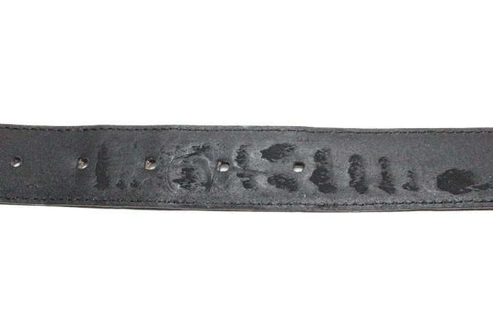 Gianni Versace ジャンニヴェルサーチ クロコ型押し レザーベルト GIANNI VERSACE (ジャンニ ヴェルサーチ) クロコ型押し レザー