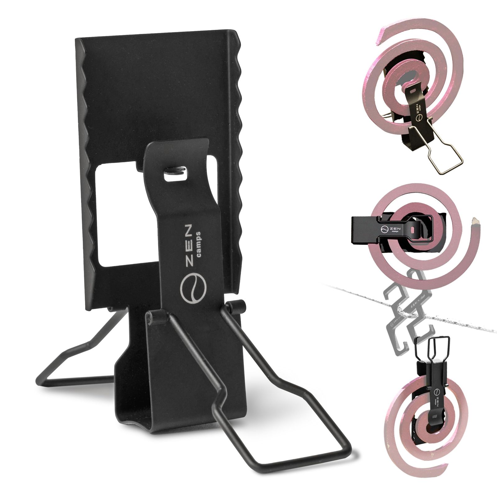 新品　ミニ 蚊取り線香ホルダー 吊り下げ 携帯 Camps キャンプ アウトドア ZEN 蚊取り線香スタンド(2)