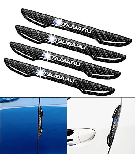 スバル サイドドアガード ドアトリム サイドドアバンパー 炭素繊維 保護ステッカー自動車用 ドアプロテクター カー保険用品 炭素繊維 傷防止 防衝撃 防水仕様 車ドアガード 高い保護力 簡