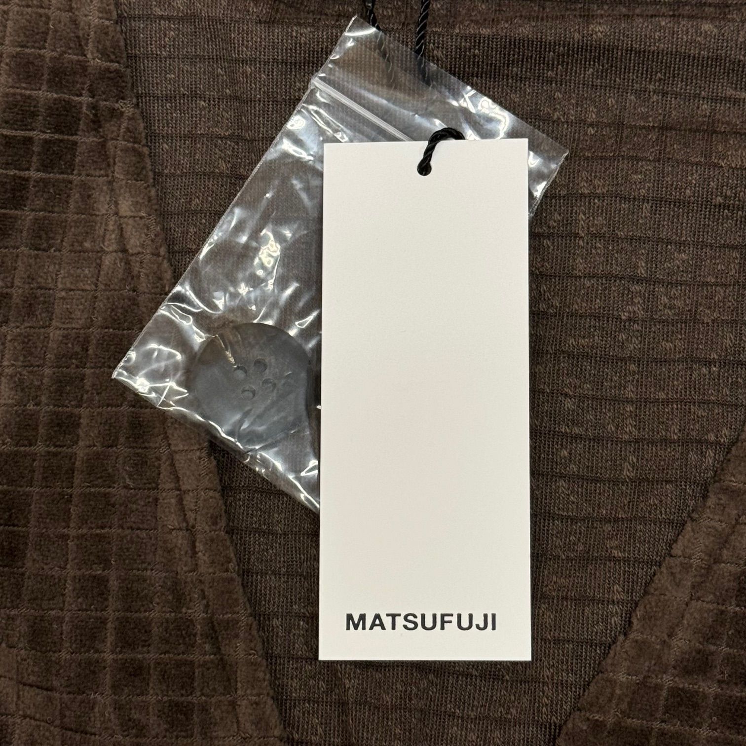Matsufuji ベロアカーディガン