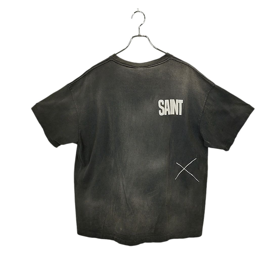 SAINT MICHAEL セント マイケル ヴィンテージ 加工 BEATING プリント 半袖 Tシャツ SM-YS8-0000-C44 XXL  ブラック - メルカリ