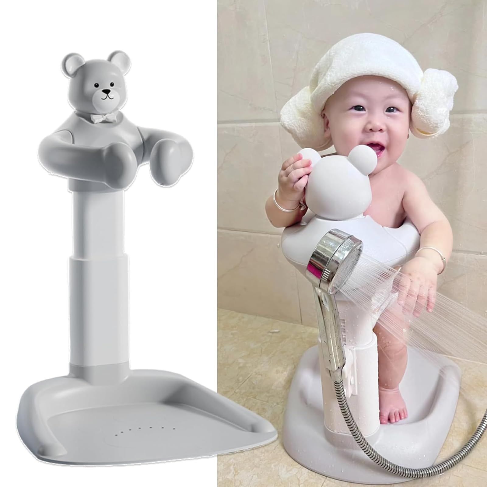 FromU 赤ちゃん　シャワー　スタンド Amazon.co.jp: FROMU 赤ちゃん幼児バスシャワーヘルパーハンドル