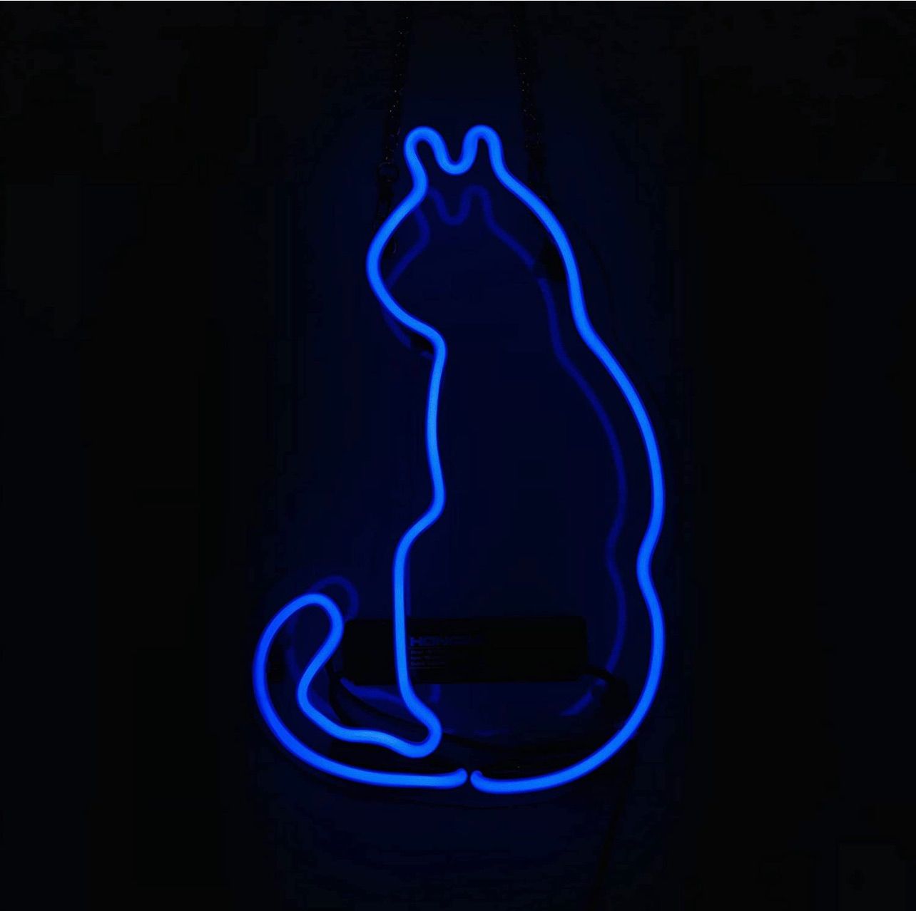 ネオン管 オリジナル オーダーメイド ネオンサイン 猫 NEON SIGN 喫茶店 居酒屋 クラブ カラオケ 部屋 スタジオ インテリア バー BAR  クラブ及び娯楽場所等 室内装飾 (青い) - メルカリ