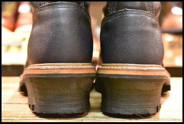 8D 美品 PT91刺繍 98年】レッドウィング 2210 ロガー 黒 ブラック