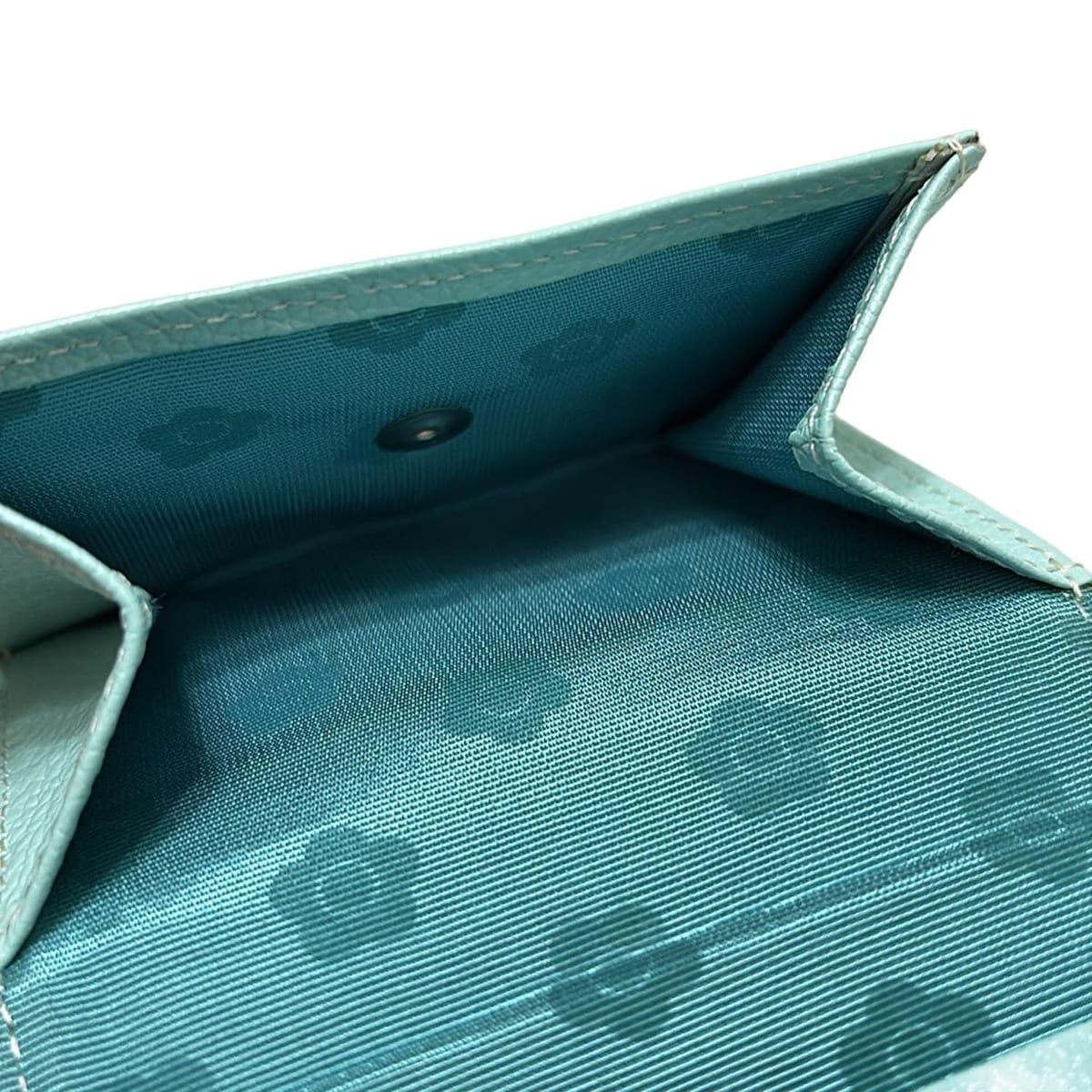 MARY QUANT(マリークワント) 3つ折り財布美品 - ライトブルー