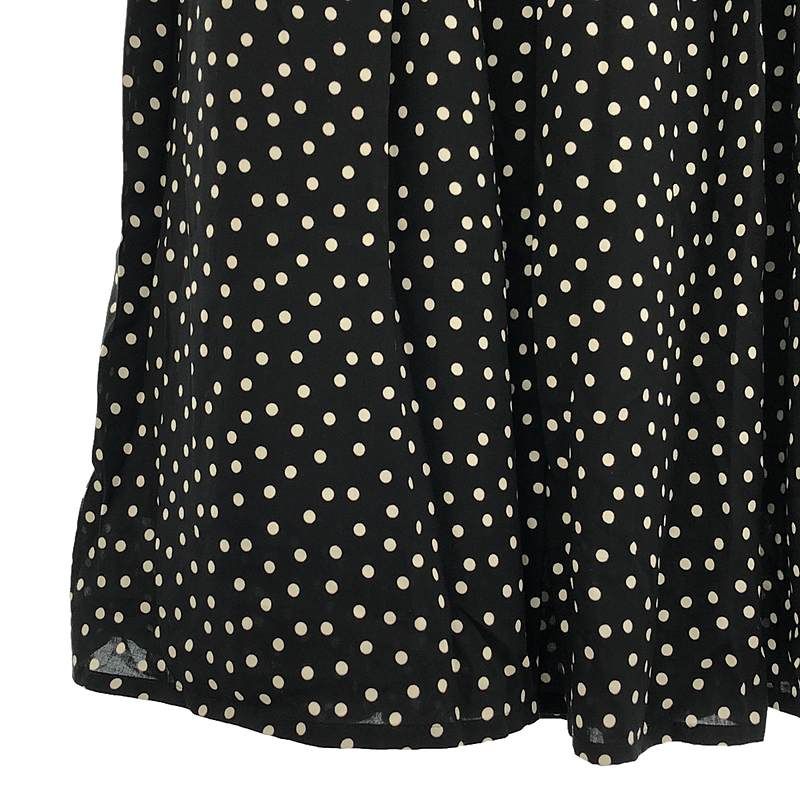 kagure / かぐれ | 2024AW | ドットギャザースカート / 総裏地 | F