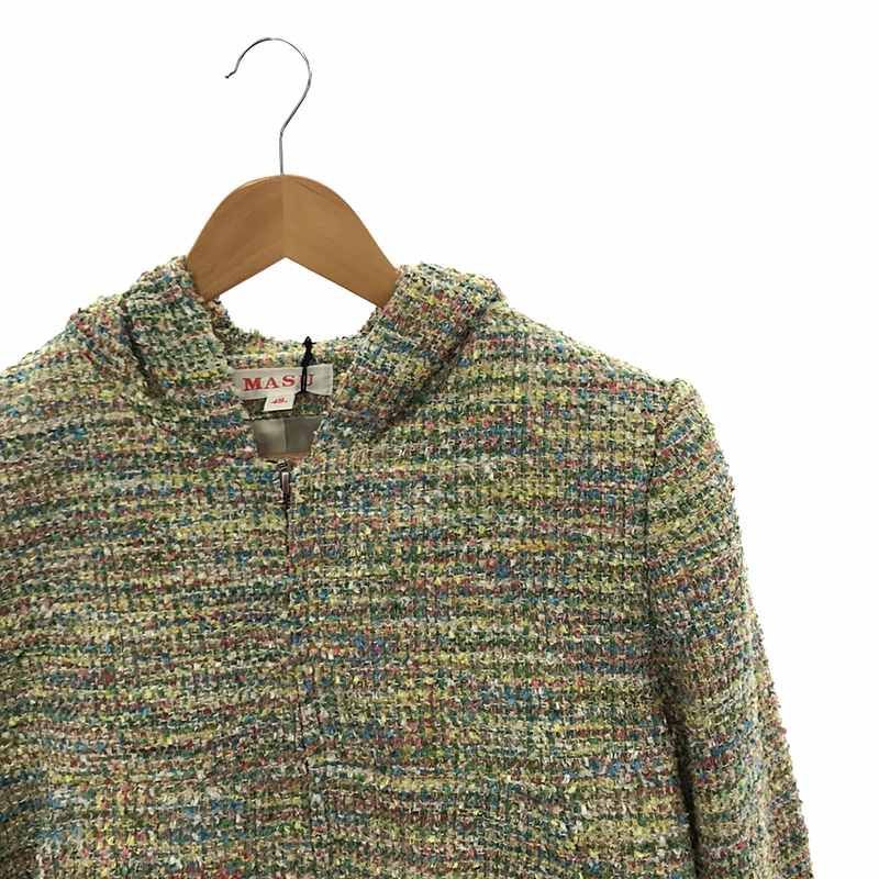 美品】 MASU / エムエーエスユー | 2024SS | TWEED ZIP-UP HOODIE