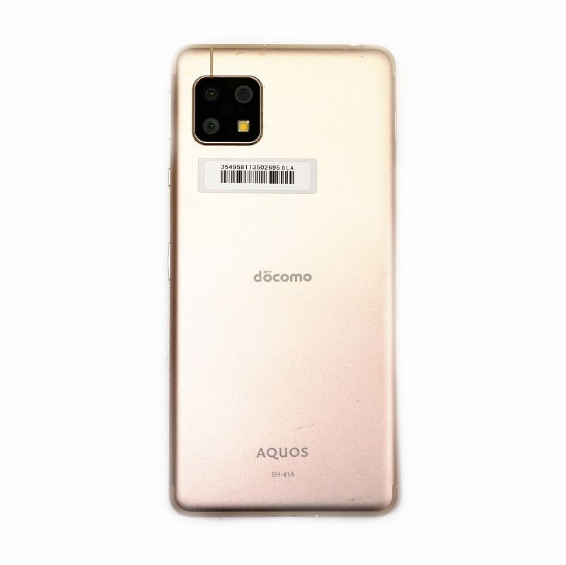 SHARP AQUOS sense4 SH-41A 64GB Android アンドロイド スマホ SIMフリー ピンク系  JA-17889
