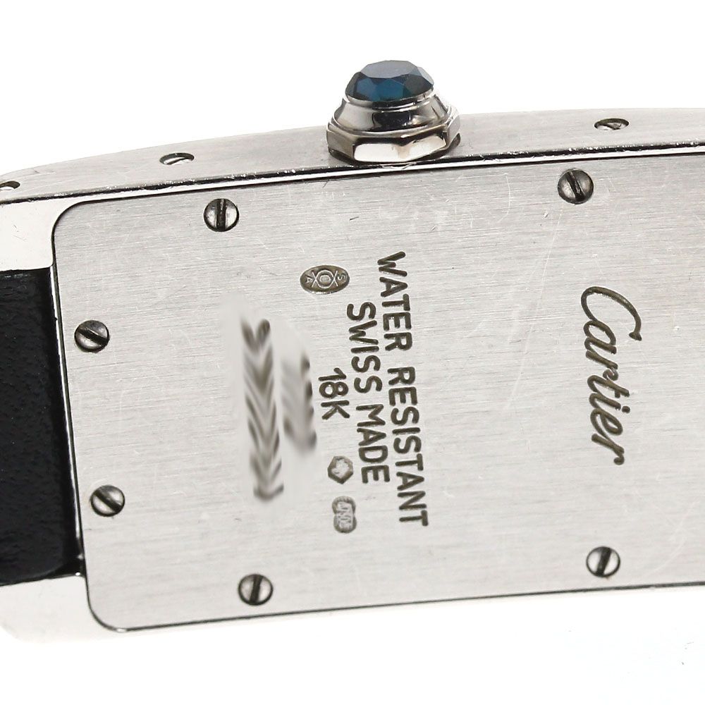 カルティエ CARTIER W2605129 タンクアメリカン SM K18WG クォーツ  