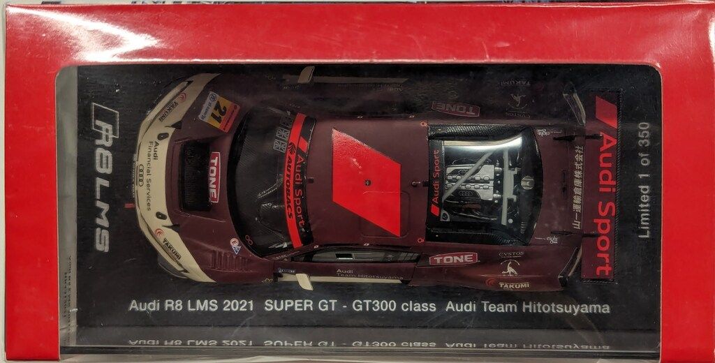 MINIMAX 1 43Sparkmodel Audi R8 LMS 2021 SUPER GT GT300 class Audi Team Hitotsuyama