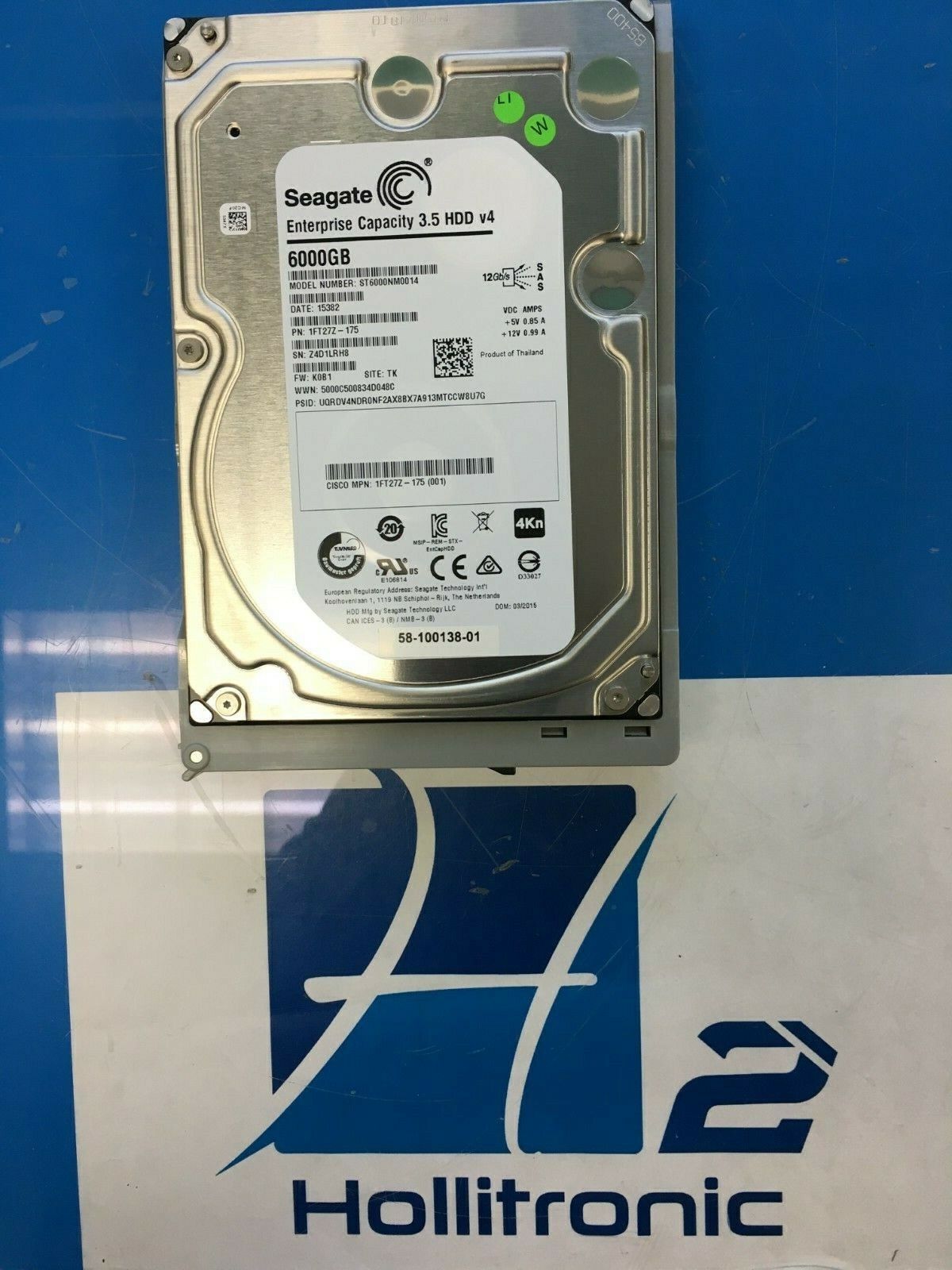 Seagate ST6000NM0014 エンタープライズ 6TB 12Gbps 3.5 インチ HDD V4