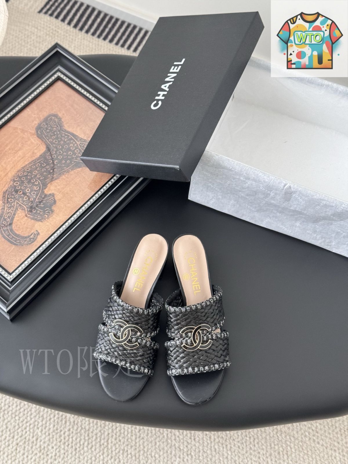 未使用品 CHANELスリッパです(^^) Chanel 27P 椿スリッパ08 - メルカリ
