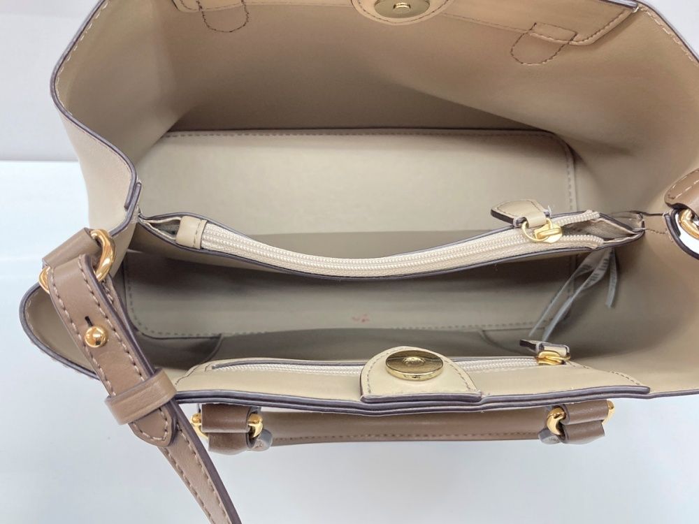 RALPH LAUREN クロスハッチ レザー ラージ トート A4対応 RALPH LAUREN｜クロスハッチ レザー ミディアム Karly トート