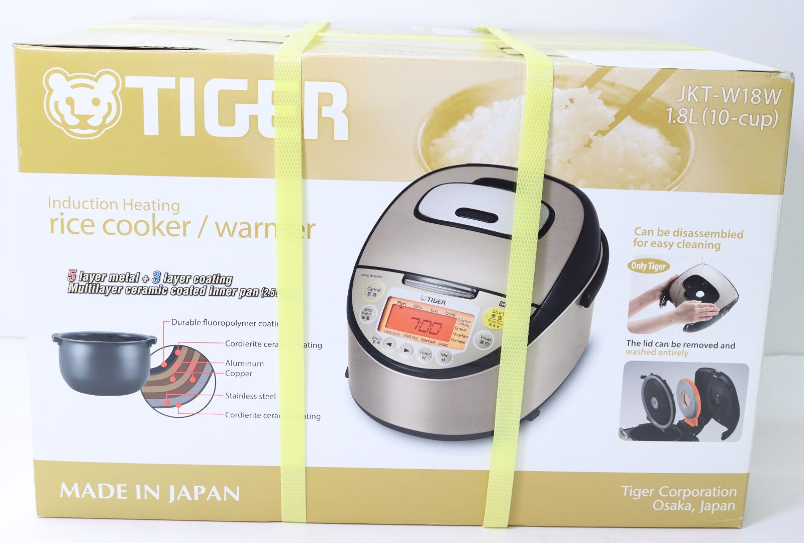 展示品・未使用】IH炊飯器 タイガー 5.5合炊き JKT-W10W 海外 展示品・未使用】IH炊飯器 タイガー 5.5合炊き JKT-W10W 海外