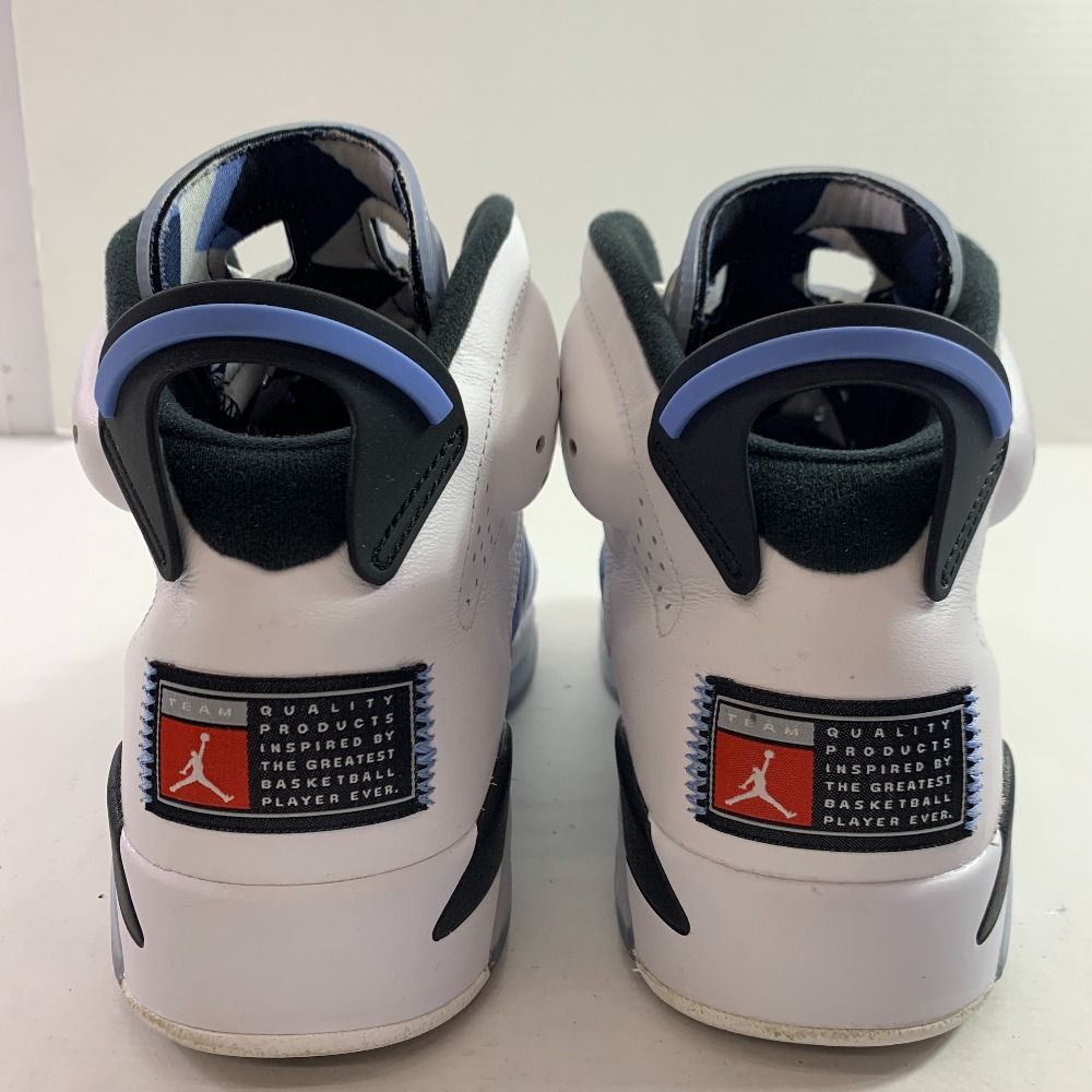 04w1975▽※【中古】NIKE AIR JORDAN 6 RETRO CT8529-410 ナイキ エア ジョーダン 6 レトロ  ユニバーシティブルー UNIVERSITY BLUE/WHITE-BLACK 27.5cm スニーカー - メルカリ