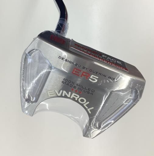 EVNROLL EVNROLL ER5 34インチ レフティ TOURTAC赤 パター PT スチール フレックスその他 メンズ 男性用 左利き レフティ 左用 Nランク ゴルフクラブ