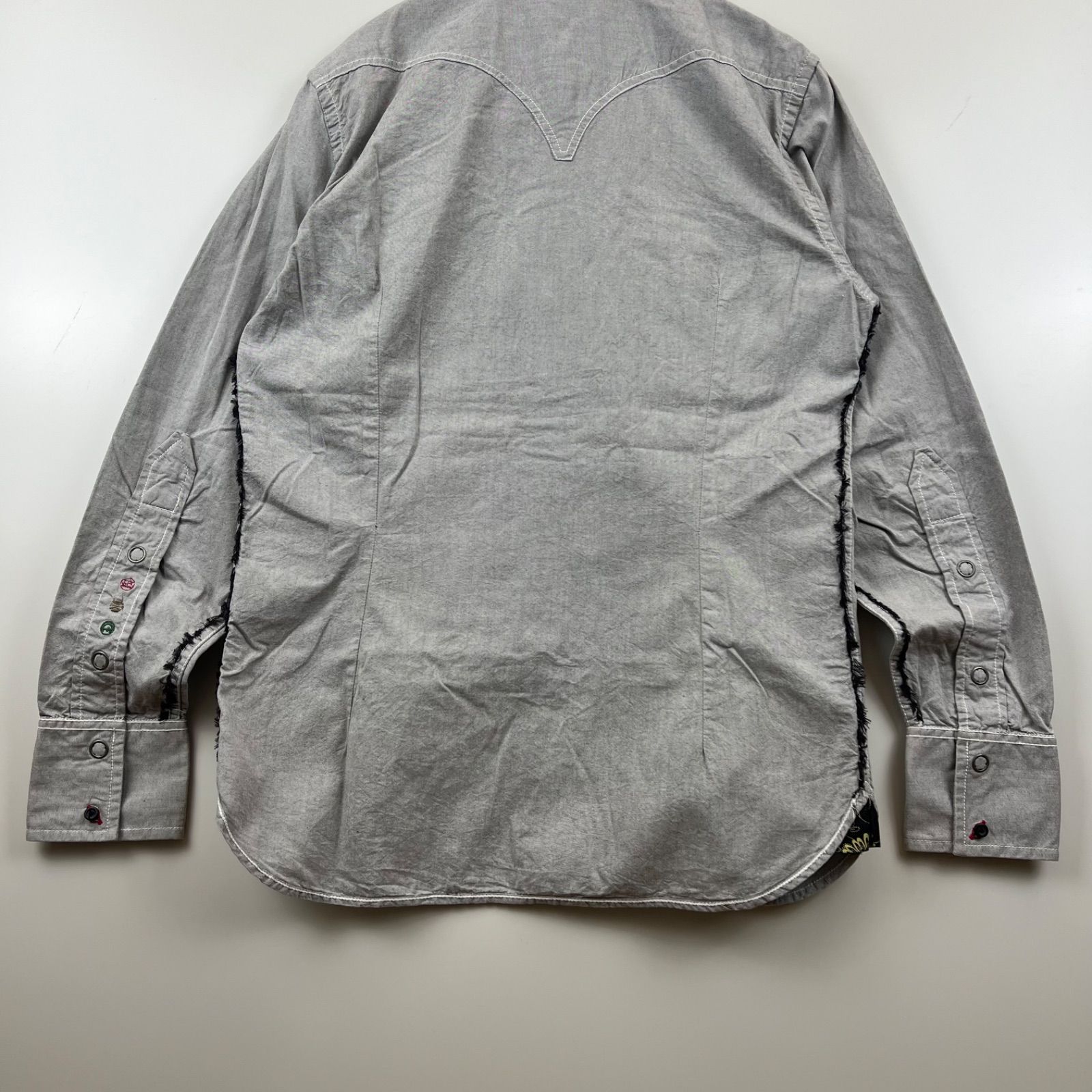 diesel archive y2k 長袖 ドローコード グランジ 長袖Tシャツ DIESEL 00s rising sun grunge shirts M ディーゼル ライジング