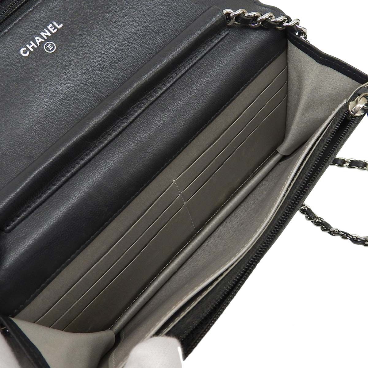 シャネル CHANEL カメリア ココマーク チェーンウォレット ショルダー 