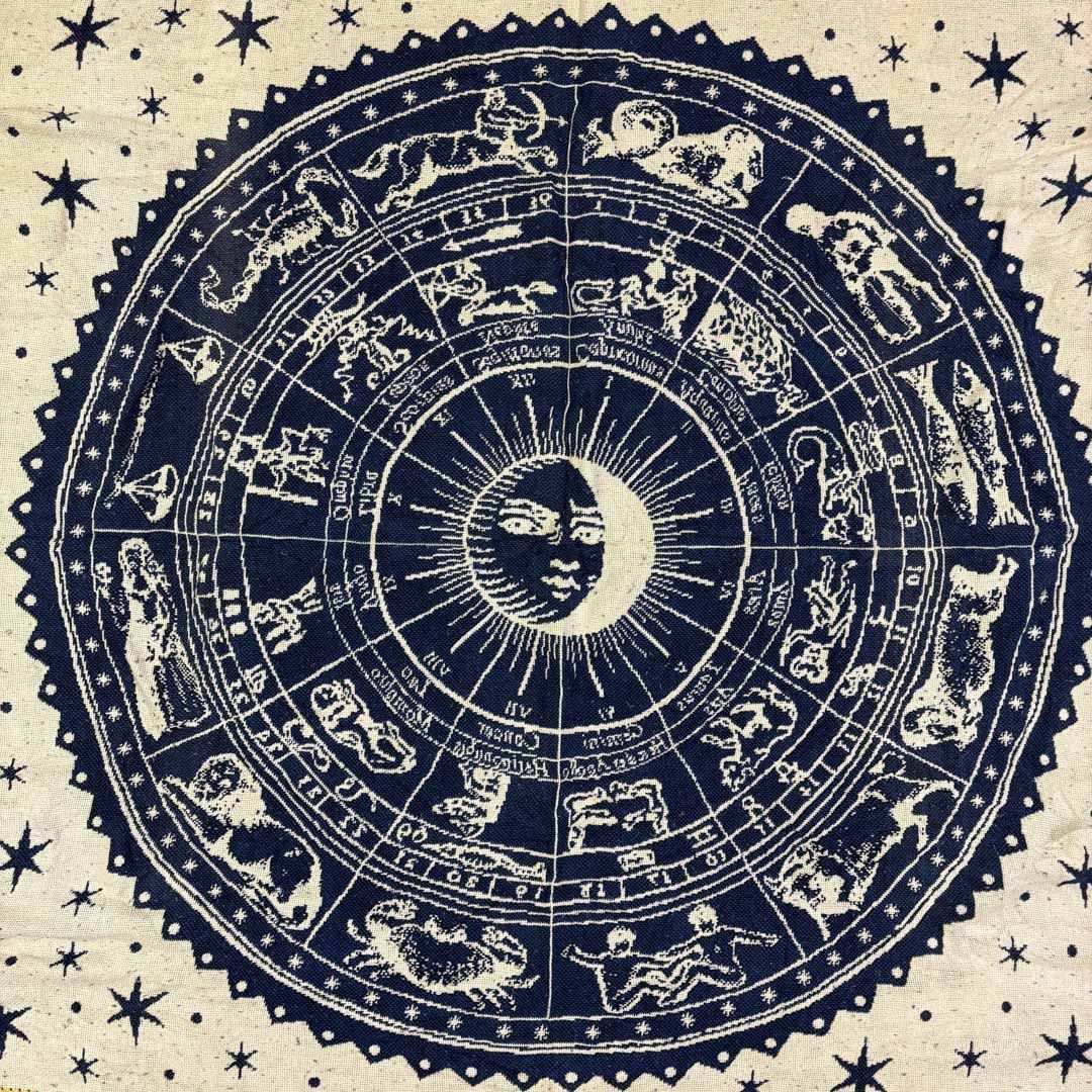 vintageラグ 星座 ホロスコープ カーペット ラグ・カーペット・マット