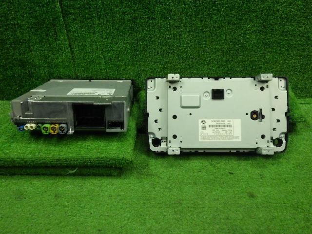 VW ゴルフヴァリアント DBA-AUCJZ カーナビゲーション 5G0035050B 5G0919606 9109