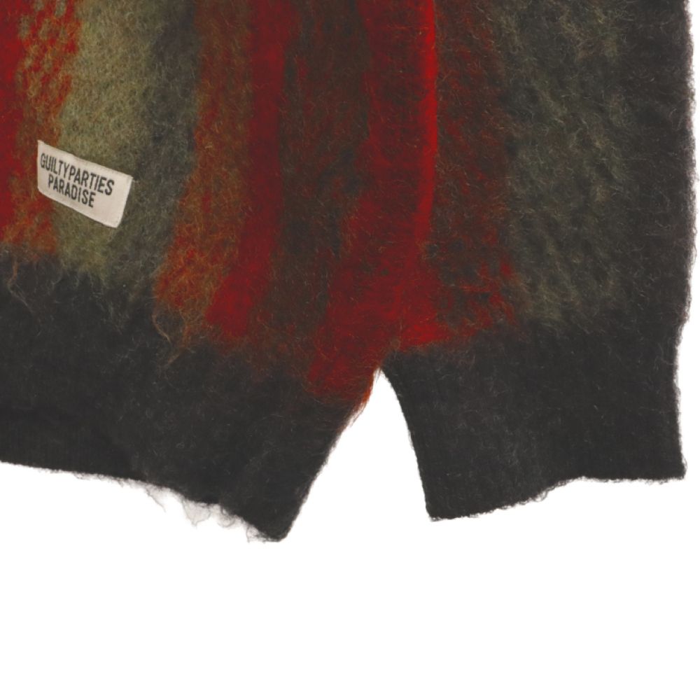 WACKO MARIA (ワコマリア) 19AW STRIPED MOHAIR CARDIGAN