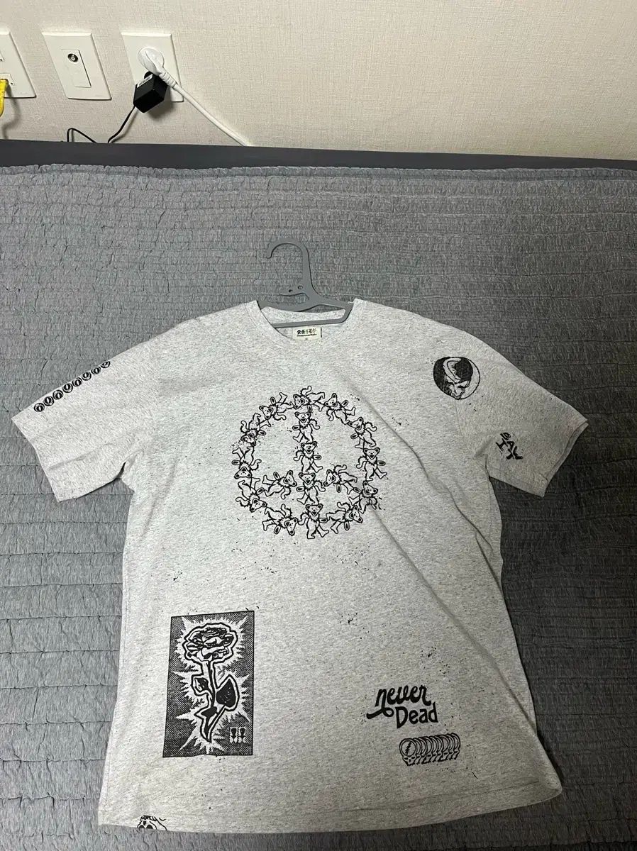 （ M ） ディネデス グレープデッド 半袖 Tシャツ グレー