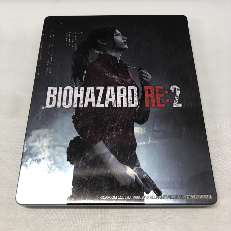 PS4 バイオハザード RE2 スチールブック ゲオ特典　新品  最新作，定番人気 バイオハザード RE2 スチールブック ゲオ限定特典