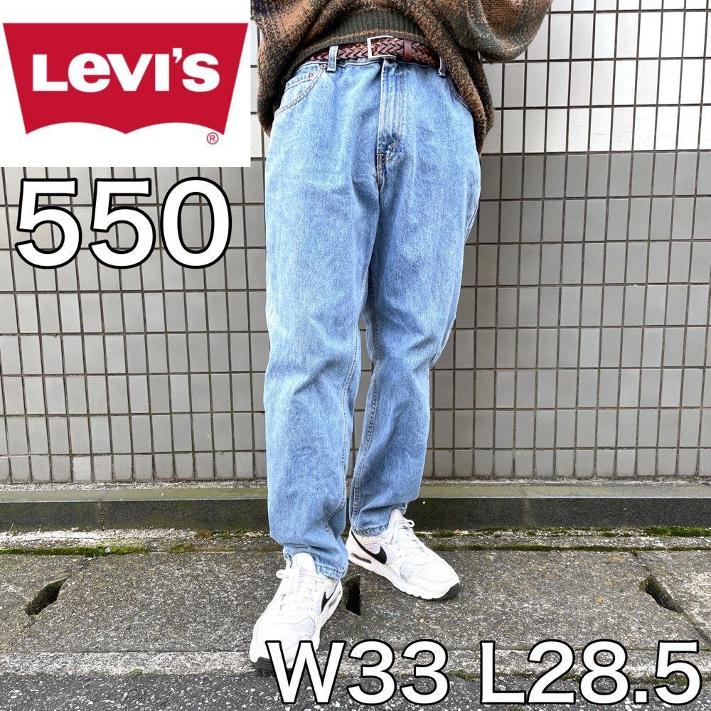 Levi's リーバイス 550 ジーンズ デニムパンツ インディゴ W33 Levi's 550 デニムパンツ W33 リーバイス リラックスフィット
