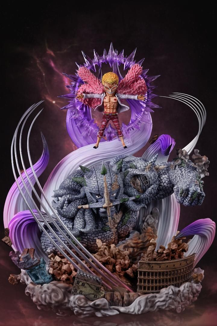 ワンピース ドフラミンゴ ワーコレ フィギュア 塗装済み完成品 ガレージキット ワンピース ドフラミンゴ ワーコレ フィギュア 塗装済み完成品