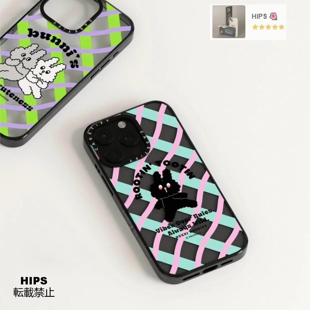 BunnyKonbini iPhoneケース CASETiFY 透明 ケースティファイ 耐