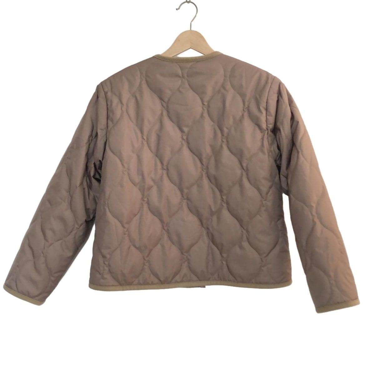 マッキントッシュフィロソフィー ブルゾン サイズ36 M レディース - ベージュ×アイボリー 長袖 ボア キルティング リバーシブル 冬